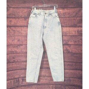 Lee vintage acid washed women ultra high waist tapered leg jeans size 10 Med